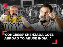 'Congress' Shehzada go abroad to abuse India...': PM Modi hits out at Rahul Gandhi