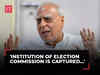 Kapil Sibal alleges 'democracy is under threat' 'Institution of Election commission is captured...'