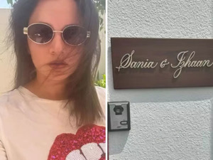 Sania Mirza shows off new nameplate for her home, fans laud tennis champion for moving on after divorce from Shoaib Malik