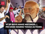 'Sapa ke ladke aaj galti kar ke to dekhe...': PM Modi warns CM Yogi's 'tough actions'