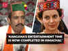 Kangana Ranaut giving good competition to Kapil Sharma, can start a 'Comedy Show': Congress' Vikramaditya Singh