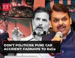 Pune Porsche incident: Maha DY CM Fadnavis slams Rahul Gandhi for 'politicising' the incident