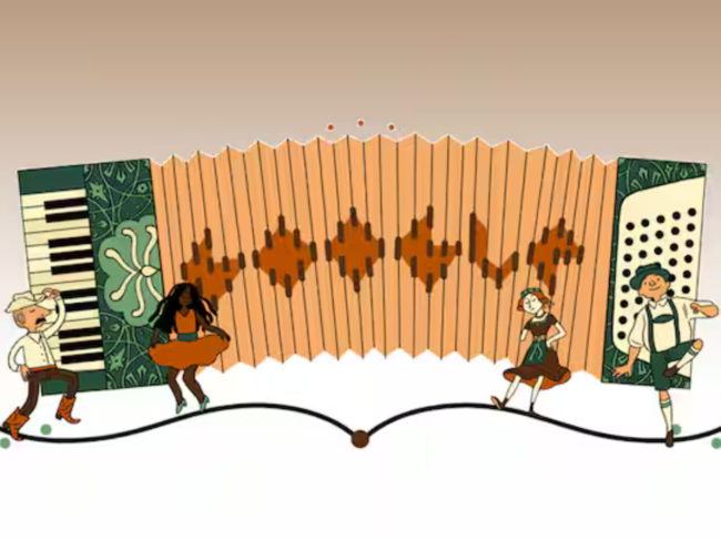 Google Doodle Pays Tribute to the Accordion on Its Patent Anniversary