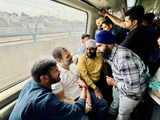Rahul Gandhi takes Delhi Metro ride with Kanhaiya Kumar for Mangolpuri rally