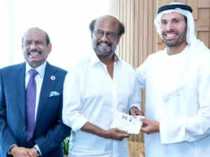 Rajinikanth bestowed golden visa by UAE government, Thalaiver says he is ‘deeply honoured’:Image