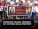 Pune Porsche crash case: Friends of victims hold protest in front of Pune Municipal Corporation