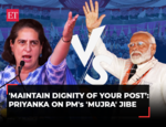 Words that no PM in India's history would: Priyanka Gandhi Vadra slams Modi over 'mujra' remark