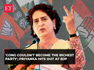 BJP became world's richest party in 10 yrs, Cong couldn't achieve it in 55 yrs: Priyanka Gandhi