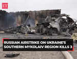 At least 3 people killed in Russian airstrike on Ukraine's southern Mykolaiv region