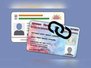 I-T dept asks taxpayers to link PAN with Aadhaar by May 31 to avoid higher TDS deduction:Image
