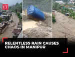 Manipur: Relentless rains wreak havoc; traffic disrupted, rivers swollen, mudslides cause chaos