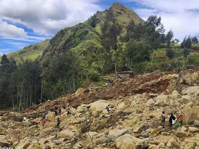 Massive landslide