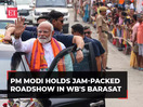 Lok Sabha Elections 2024: PM Modi holds jam-packed roadshow in Bengal's Barasat