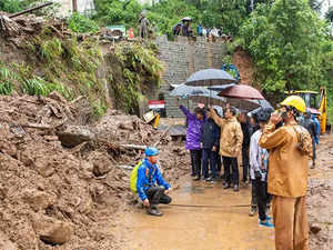 Mizoram CM Lalduhoma visits disaster sites in Aizawl