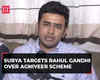 'Insult to Indian Army…': Tejasvi Surya targets Rahul Gandhi for questioning Agniveer scheme