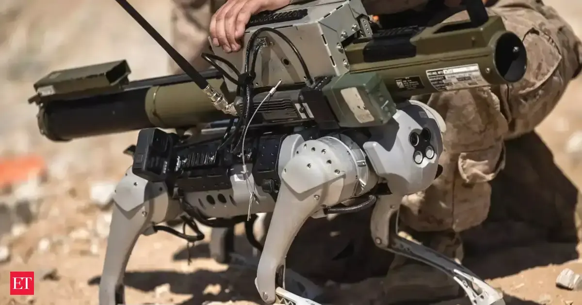 China unveils gun-totting robot dog that can conduct reconnaissance ...