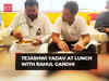 'Fish bone stuck in his throat', Tejashwi Yadav's jibe at PM Modi while at lunch with Rahul Gandhi