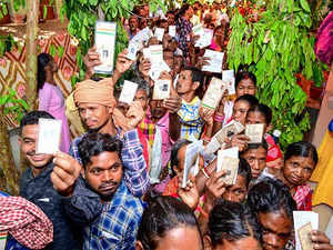 63.37 pc voter turnout in sixth phase of Lok Sabha elections