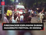 Odisha: At least 15 injured as heap of firecrackers explodes during Lord Jagannath's festival in Puri