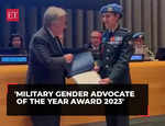 Major Radhika Sen receives prestigious 2023 UN Military Gender Advocate of the Year Award