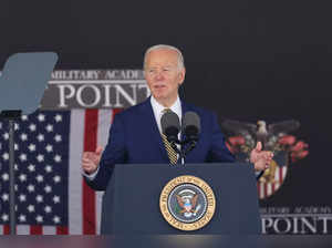 President Joe Biden speaks to the Class of 2024 during commencement exercises at West Point on May 25, 2024 in West Point, New York.
