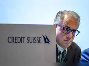 Credit Suisse CEO Ulrich Korner looks on during the annual general meeting of Credit Suisse bank, in Zurich, on April 4, 2023, following the takeover by UBS of Credit Suisse hastily arranged by the Swiss government on March 19 to prevent a financial meltdown.