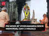 PM Modi’s meditation at Vivekananda Rock Memorial in Kanniyakumari; day 2 visuals