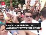 Lok Sabha Elections in West Bengal: TMC protests against Tapas Roy, alleges proxy voting by BJP