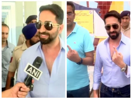 Lok Sabha Elections 2024: Ayushmann casts his vote in hometown Chandigarh, stresses importance of duty to country