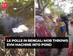 Lok Sabha Polls Phase 7: Mob loots EVM, throws VVPAT machine into pond in West Bengal's South 24 Paraganas