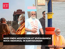 PM Modi ends 45 hr long meditation at Vivekananda Rock Memorial in Kanyakumari