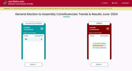Assembly Elections 2024 Live Updates: Arunachal Pradesh and Sikkim vote counts underway