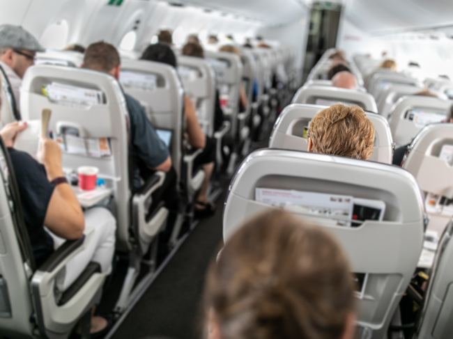 Staying seated with seat belts fastened is the best way to stay safe during turbulence.
