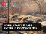Noida: Nearly 35 cars gutted in scrapyard fire, informs CFO Pardeep Kumar