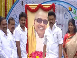 Tamil Nadu CM MK Stalin, Congress President Kharge pay tribute to former CM M Karunanidhi on his birth anniversary