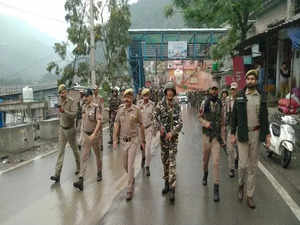 J-K: Police, CAPF conduct flag marches in Ramban ahead of LS election
