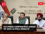 Election Commission holds press conference a day ahead of 2024 Lok Sabha poll results | Live