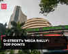 Sensex shoot up 2600 pts intraday, Nifty sees biggest opening in 4 years