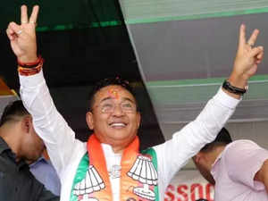 Prem Singh Tamang led SKM  storms back to power in Sikkim