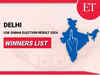 Delhi Lok Sabha election winners' list: Top winners and losers