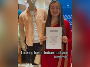 Russian influencer's creative Indian husband hunt using QR code takes internet by storm: Viral Video