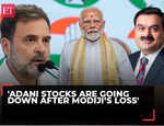 'Adani stocks are going down after Modiji’s loss…'claims Rahul Gandhi  after Lok Sabha results