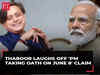 NDA 3.0: 'I said exit polls were wrong' Shashi Tharoor laughs off 'PM Modi taking oath on June 8' claim