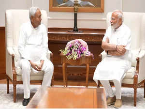 Nitish Kumar and PM Modi