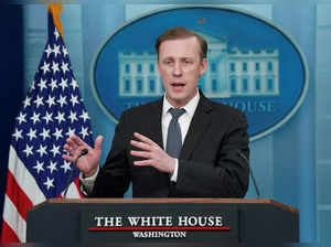 Sullivan speaks at a press briefing at the White House in Washington