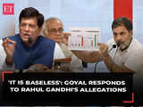 'Rahul Gandhi misleading investors': Piyush Goyal on Congress' 'stock market scam' charge