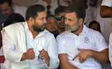 Rahul Gandhi praises Tejashwi Yadav for his "Kamaratod" hard work in Lok Sabha polls