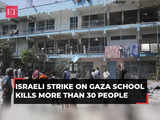 Over 30 killed in Israeli strike on UN school filled with displaced families in Gaza