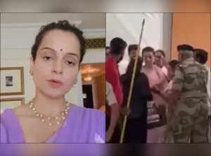 Kangana says she was 'slapped & assaulted' by CISF constable at Chandigarh airport (Ld)