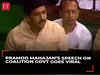 Watch: Flashback! BJP's Late Pramod Mahajan’s humorous Parliament speech on coalition govt goes viral